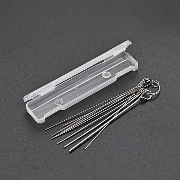 SWETRACE 1 Set Guitar Nut Slotting File for Luthier Tools and Guitar Repair Silver 8.5X0.01CM