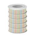 thumbnail image 2 of 5 Rolls Christmas Ribbon 1.5 inch Wide Decorative Ribbon for Gift Wrapping and Holiday Decorations Pastel Background with Stripes, 2 of 7