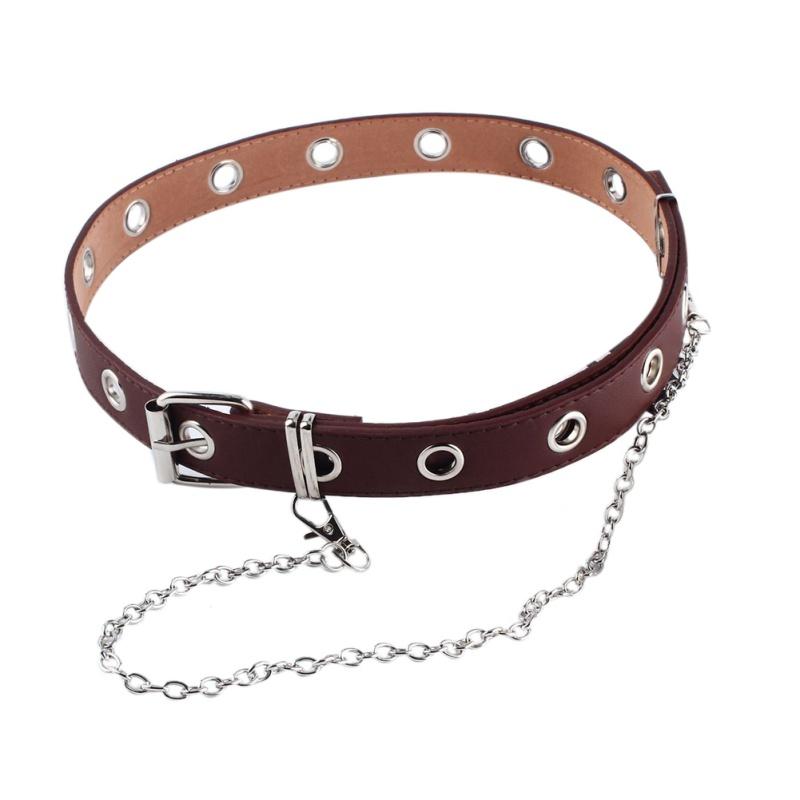 eyelet buckle belt
