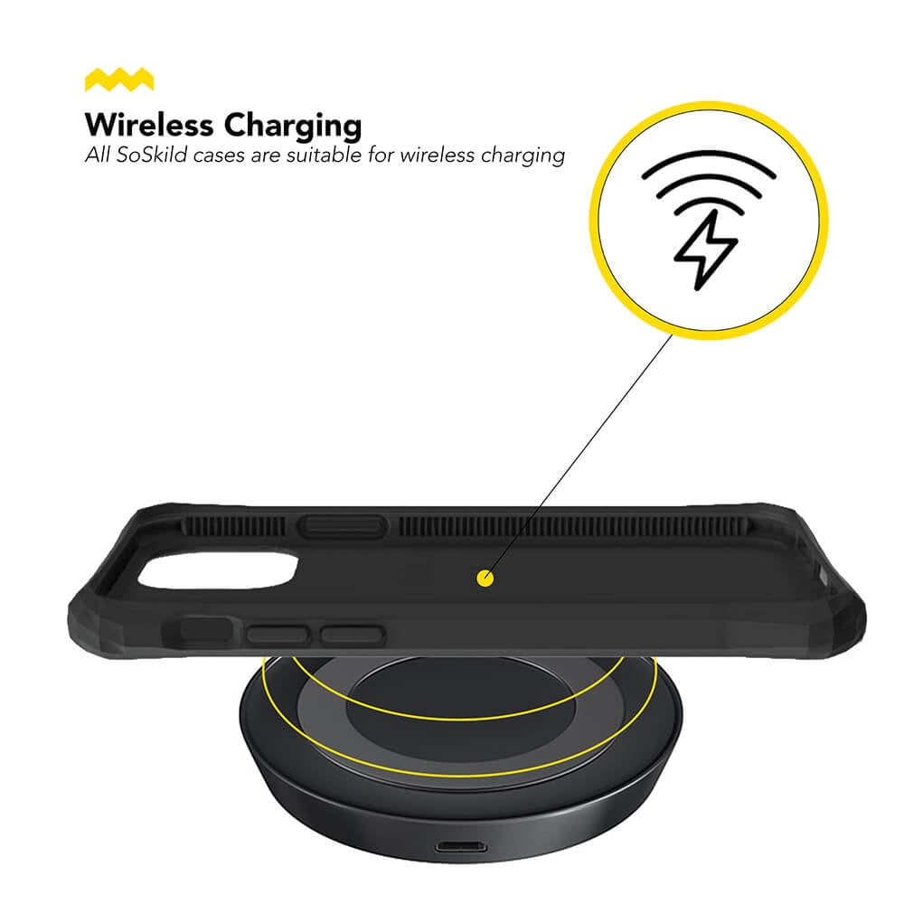 SOSKILD Mobile Case Absorb 2.0 Impact Case for iPhone 11 Pro- Transparent
