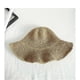 thumbnail image 2 of Sombreros de sol para mujer, sombrero de playa de verano de ala ancha para mujer, sombrero de paja de viaje plegable para mujer, 2 of 3