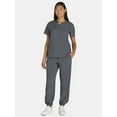 thumbnail image 2 of Women's Wrap Front Scrub Top, Sizes Xs-Xxxl, 2 of 5