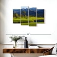 thumbnail image 3 of Elephant Stock Palm Springs Golf Course Wall Art - Horizontal Multi Panel Canvas - Living Room Wall Decor - Sports Multi Panel - Blue And Green Decor - 36" x 22", 3 of 8