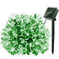 thumbnail image 1 of Dinheiro Linterna solar, 23 pies/7M 50LED Flor de melocotón Luces decorativas solares de cadena para jardín al aire libre, 1 of 5