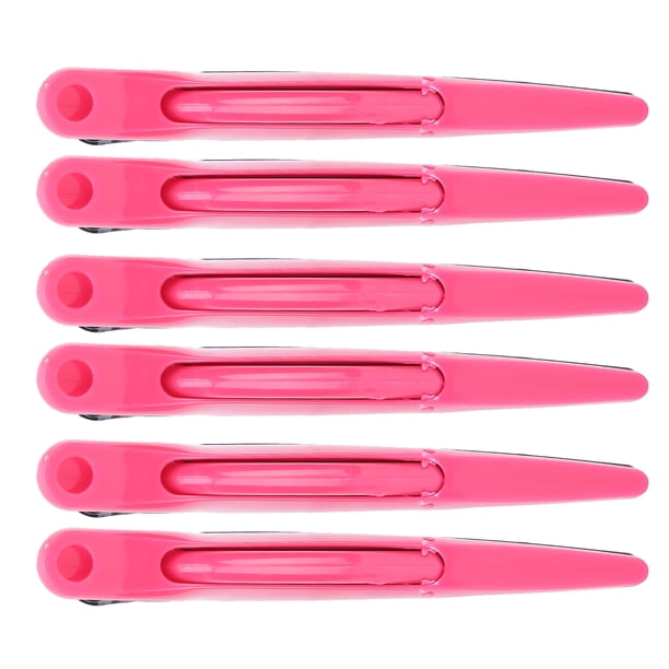 Pinza para seccionar el cabello, 6 piezas, pinza para peinar el cabello, pinza para el cabello, pinza de pico de pato de alta capacidad