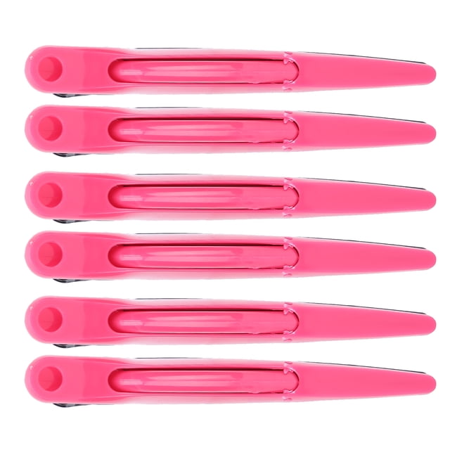 Pinza para seccionar el cabello, 6 piezas, pinza para peinar el cabello, pinza para el cabello, pinza de pico de pato de alta capacidad