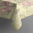 thumbnail image 3 of Pioneer Flower Floral Print Pattern Rectangle Tablecloth 60"x84",Waterproof Polyester Rectangle Table Cloth, Wipeable Spillproof Polyester Tablecloth for Dining, Camping, Indoor and Outdoor, 3 of 5
