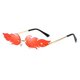thumbnail image 5 of Gafas de sol de llama, moda personalizada, gafas de sol de plumas, gafas de fiesta de metal, 5 of 5