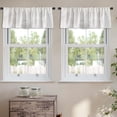 thumbnail image 2 of LALILO Kitchen Curtain Valance Watercolor Sun Tribal Arrows Rod Pocket Window Curtain 52"x 18" Set of 2, 2 of 7