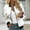 White, variant on Dasayo White Coats for Women Bomber Full-Zip Barn Jackets Floral Light Fashion Streetwear Shackets for Women 2025 L