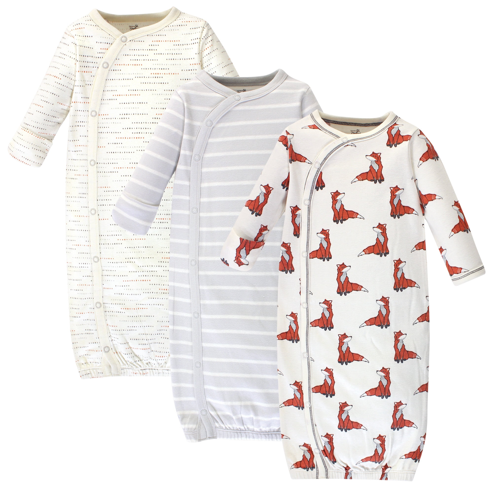 organic baby kimono gown