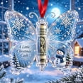 thumbnail image 7 of Christmas Cash Gift Butterfly Ornament,Money Holder Fillable Bulk Keepsake Envelopes Decor for Giving Tree Family with Built‑In Clear Compartment As A Festive Hanging That Hold Money,(Sky Blue), 7 of 7