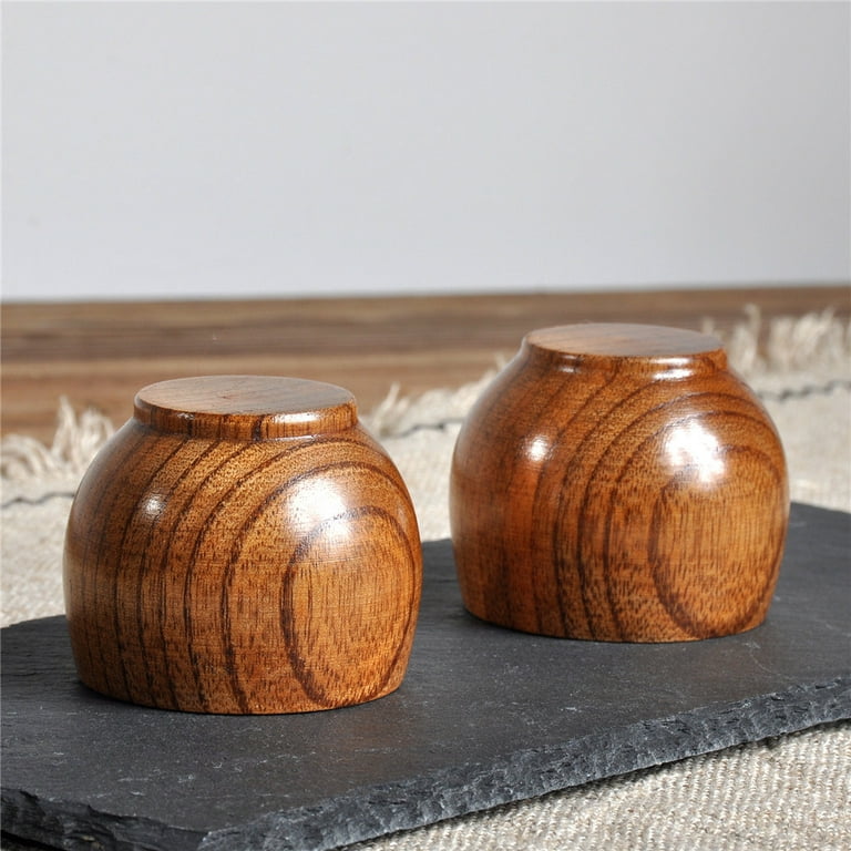Martiza Handicrafts - Teak Wood Tea Cup Set - Small, Packaging