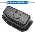 thumbnail image 6 of Unique Bargains No.500323326 Engine Oil Pan Oil Pan Sump Transmission Oil Pan for Fiat Ducato 2.5L 2.8L Diesel 1994-2006 Iron Black, 6 of 6