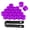 Purple, variant on YAHHU 20-Piece 17mm Nut Car Wheel Auto Hub Screw Protection Anti-Theft Cover Cap Rustproof Dustproof Caps, 0.7 inches / 17.8 mm (Black)