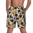 thumbnail image 4 of Goofa Snake And Rose Printed Men's Swim Trunks Board Shorts Quick Dry Mens Swimming Trunks with Compression Liner,Breathable Fit Hawaii Beach Shorts-Large, 4 of 9