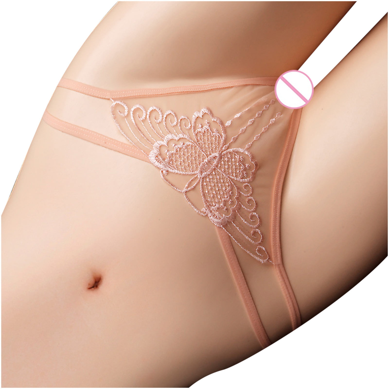 HUPOM Sexy Panties For Women Panties For Women Briefs Leisure Tie Seamless  Waistband Pink XL 