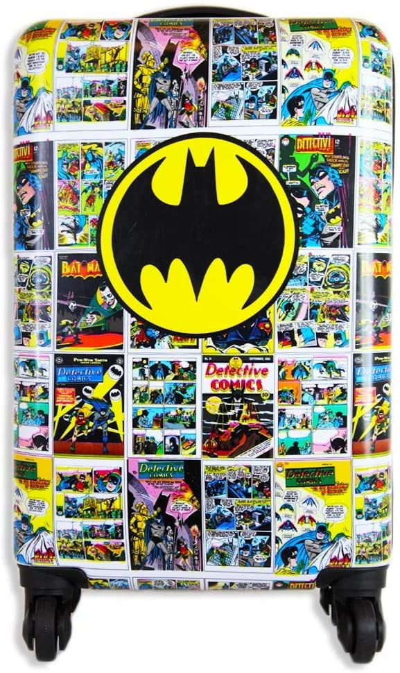Batman Luggage 20 Inches Hard-Sided Tween Spinner Carry-On Travel Trolley  Rolling Suitcase for Kids 