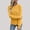 Yellow, variant on Ntpkop Clearance Womens Plus Size Sweater 2024 Fall Trendy Oversized Turtleneck Sweater for Women Long Sleeve Knitted Cozy Pullover Sweaters