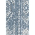 thumbnail image 3 of Unique Loom Outdoor Bohemian Collection Area Rug - Anthro (4' 1" x 6' 1" Rectangle Blue/Ivory), 3 of 6