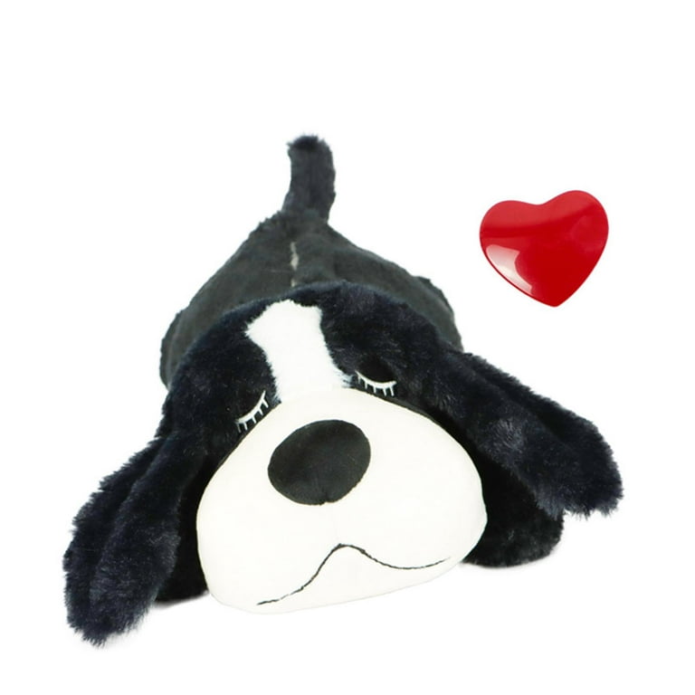 Puppy Behavioral Training Toy, Dog Plush Toy Heartbeat