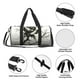 thumbnail image 4 of Easygdp Black And White Rose Bolsa de Viaje, Bolsa de Mano, Bolsa de Gimnasio, Bolsa de Equipaje para Viaje, 4 of 6