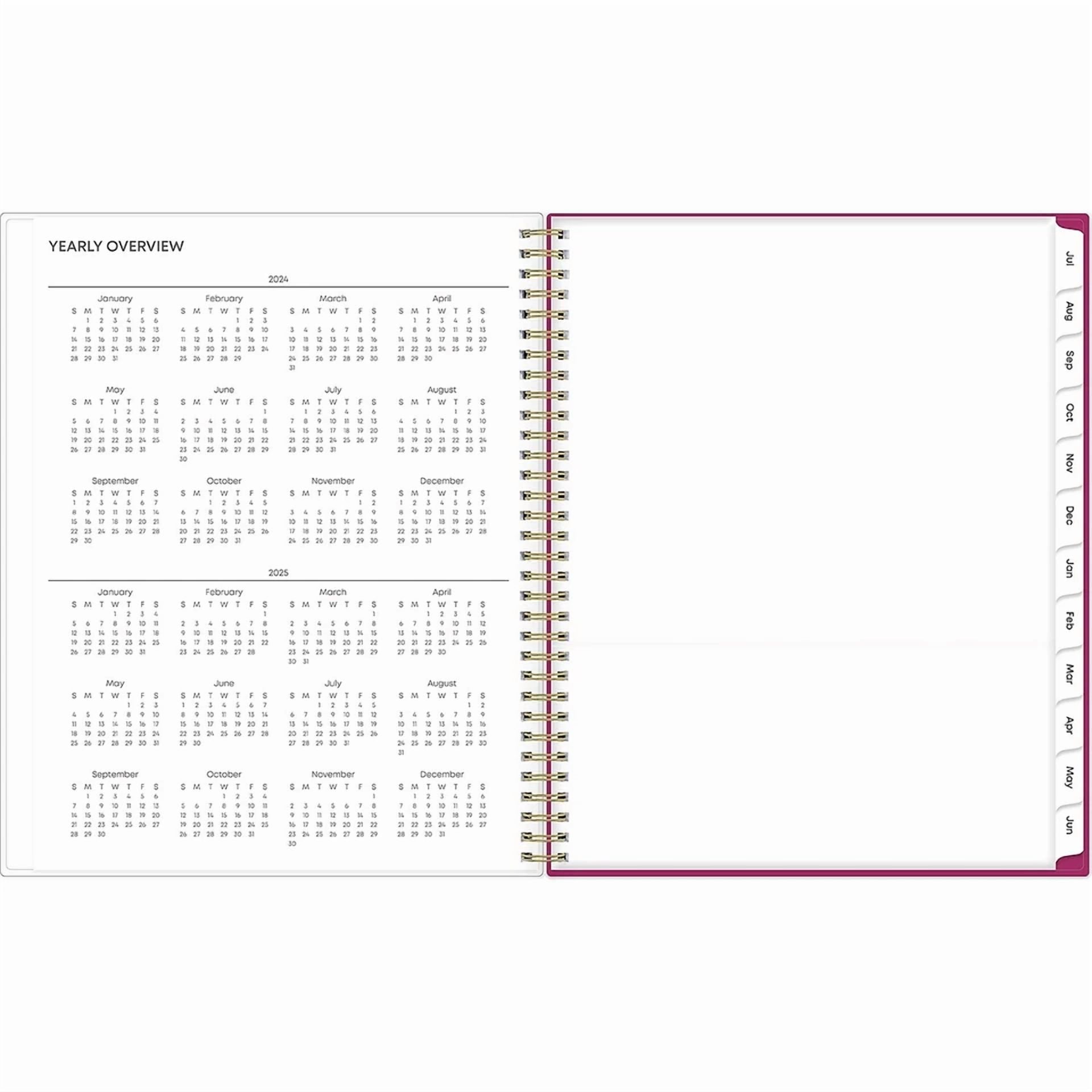 2024-2025 Blue Sky Mahalo 8.5" X 11" Academic Weekly & Monthly Planner Plastic