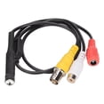 thumbnail image 2 of Cámara de vigilancia CCTV 1000 TVL de bajo ruido DC 12V 1A gran angular Mini cámara de seguridad portátil para PMP Notebooks TV NTSC, 2 of 8