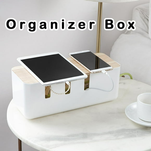 olkpmnmk Clearance Sale!Storage Bins,Box Cable Box Organizer White Cable Cable Durability Large Organizer Cable Box Housekeeping & Organizers,Home Storage