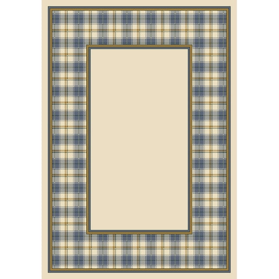 Milliken Design Center Area Rug MCINTYRE OPAL Mcintyre Opal Plaid Print 2' 4" x 11' 8" Runner