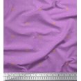 thumbnail image 1 of Soimoi Satin Silk Fabric Artistic Flower & Dots Print Sewing Fabric Yard 42 Inch Wide, 1 of 1
