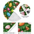 thumbnail image 2 of FMSHPON Easter Tree Skirt Colorful Eggs Bunny Xmas Christmas Tree Skirt Stand Mat for Holiday Party Decoration Indoor Outdoor 36 inches, 2 of 6
