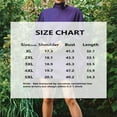 thumbnail image 4 of ZEHJUHAN Plus Size Women's Solid Color High Neck Dress Elegant Lantern Sleeve Blouson Gown for Spring Evenings Purple，XL, 4 of 4
