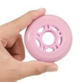 thumbnail image 5 of Uxcell 2.8" OD Inline Skate Wheels 82A Skate Replacement for Single Row Skate, Light Pink 8 Pack, 5 of 6