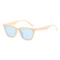 thumbnail image 2 of Only Moment Sunglasses for Women Plastic Trendy Rectangle Womens Mens Shades Sun Glasses Light Blue One Size, 2 of 6