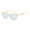Light blue, variant on Retro Square Mirrored Sunglasses for Women, Chunky Wide Temple Sun Glasses, UV Protection Summer European American Style Shades, Blue, One Size