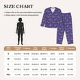 thumbnail image 4 of Pofeuu Labrador Retriever Dog Print Womens Pajamas Set Long Sleeve Sleepwear Button Down Nightwear Soft Pj Lounge Sets Button Down Pajamas Women-Small, 4 of 7