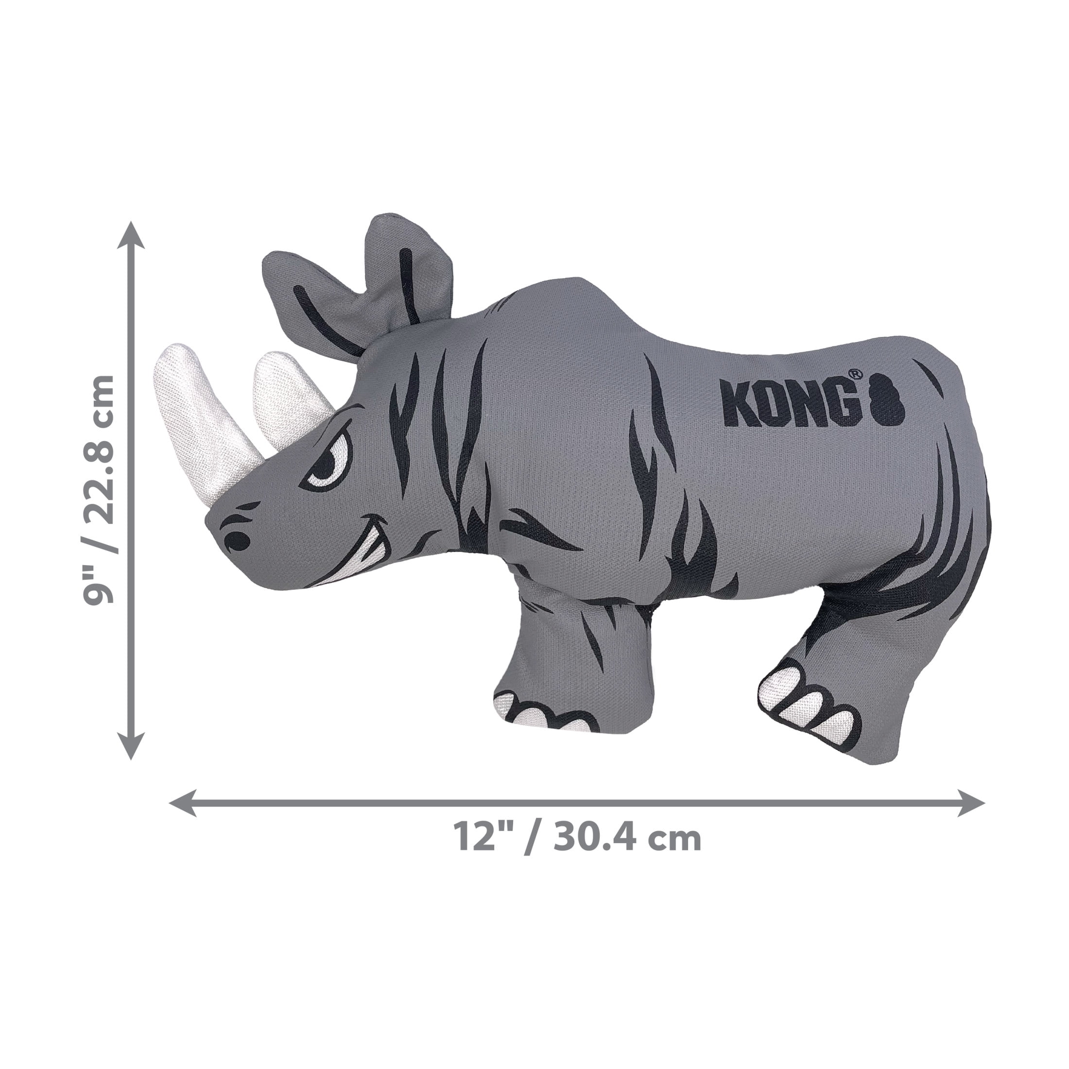 KONG® Maxx Rhino Squeaker Dog Toy, 5x more Puncture Resistant, Large
