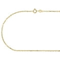 thumbnail image 2 of 10K Yellow Gold 1.40mm Oval Link Cable Chain Fancy Italian Necklace 20 Inch, 2 of 7