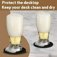 thumbnail image 4 of 20 sous-Verres pour Boissons en Silicone avec Support Non Protection Lavable Résistant à la Chaleur, 4 of 5