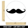 thumbnail image 2 of Handlebar Mustache Moustache Silhouette Rubber Stamp for Scrapbooking Crafting Stamping - Mini 1/2 Inch, 2 of 7