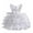 White, variant on TBWNWG Stylish Mesh Dress for Little Girls Children's Fashionable Party and Casual Wear,Sizes 7-8 Years