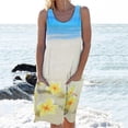thumbnail image 2 of KTMKH Women's Summer Casual T Shirt Dresses Beach Cover Up Tank Dress With Pockets, 2 of 7