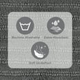 thumbnail image 4 of Beautiful Oval Cotton Bath Rug by Drew Barrymore, Charcoal Gray, 20" x 34", 4 of 11
