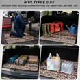 thumbnail image 3 of Jeiento Aztec Leopard Stripe Car Trunk Mat All Season Cargo Protector Universal Fit Floor Mat Western Auto Accessories, 3 of 7