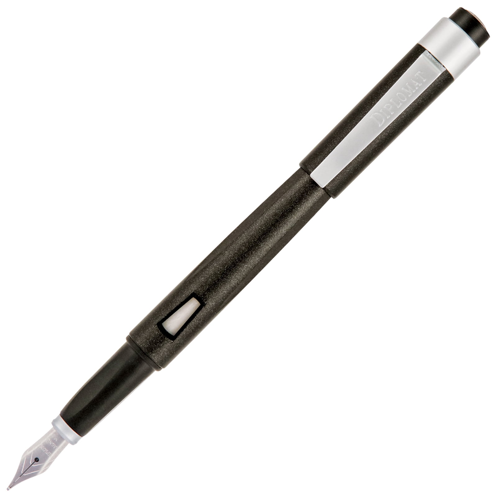 Diplomat Magnum Fountain Pen - Crow Black (Medium Nib)