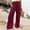 Wine, variant on Yuwull Women's Baggy Elastic Pants High Waisted Wide Leg Drawstring Pants Summer Casual Loose Trousers with Pockets Wine