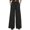 Black, variant on DKNY Jeans Womens Logo Knit Wide Leg Pants