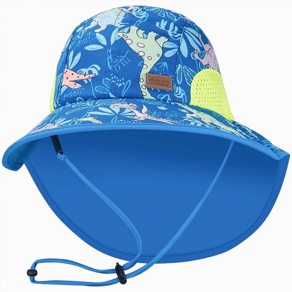 Leey-World Baby Sun Protection Hat for Infant Toddlers Boys Girls UPF 50 Sunhat for Outdoor Beach Swim,Blue