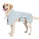 thumbnail image 3 of Albornoz para mascotas, toalla absorbente de agua para perros grandes, medianos y pequeños, suave, ajustable, de secado rápido, resistente a la humedad, para gatos y mascotas, 3 of 5